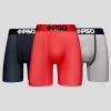 Cool Mesh 3 Pack - Red/Gray/Black